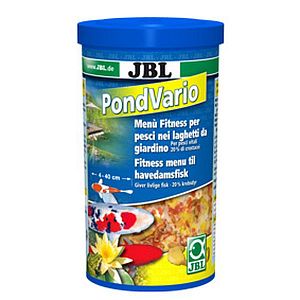 JBL Pond Vario корм для прудовых рыб, смесь хлопьев, палочек и рачков 1 л