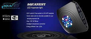 Светильник светодиодный Aquanest M<sup>8</sup>&nbsp;II&nbsp;Aquarium light полного спектра для рифовых аквариумов, 80&nbsp;Вт