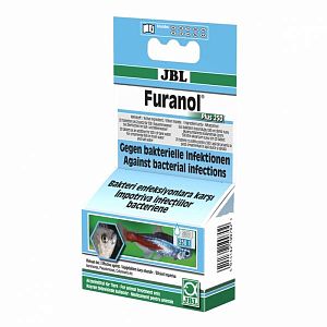 JBL Furanol Plus 250 препарат против внутренних и внешних бактериальных инфекций, 20 таб.