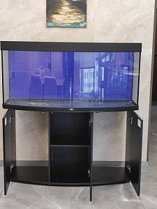 Аквариум б/у дуговой BIODESIGN ПАНОРАМА 280 (270 л) с тумбой и комплектом оборудования