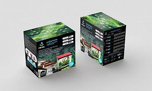 Аквариум PRIME с LED светильником, фильтром и кормушкой, белый, 15 л