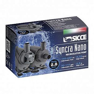 Помпа SICCE SYNCRA NANO аквариумная, h=70&nbsp;см, 140&minus;430&nbsp;л/ч