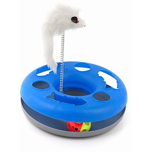COMFY ALBERT IQ игрушка для кошек Спрятанный мяч+Мышка на пружине