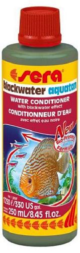 Sera BLACKWATER AQUATAN кондиционер для воды с натуральным торфяным экстрактом, 250 мл