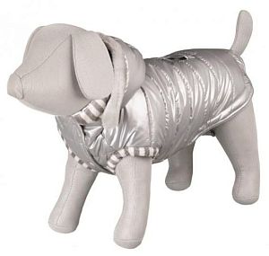 Попона зимняя TRIXIE Dog Prince, S: 33 см, серебристо-серый