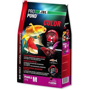 Корм JBL ProPond Color M для усиления окраски средних карпов кои, гранулы 2,5 кг  (6 л)