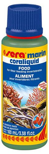 Sera Coraliquid жидкий планктонсодержащий корм для кораллов, 100 мл