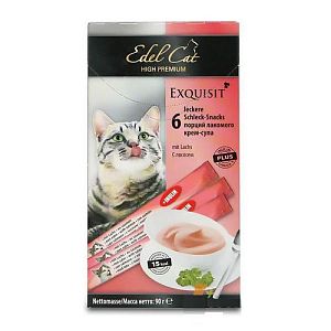 Крем-суп Edel Cat Лосось для кошек, 6 шт.