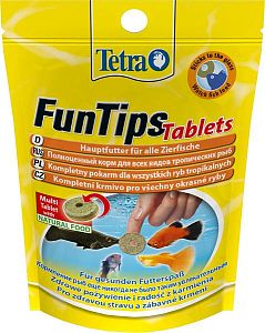 Tetra TipsTablets Fun корм-лакомство для аквариумных рыб, таблетки 20&nbsp;шт.