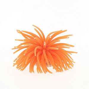 Коралл VITALITY на керамической основе, силикон, оранжевый, 13х13×10 см  (RT172LOR)