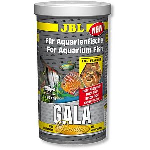 Основной корм JBL Gala премиум для пресноводных аквариумных рыб, хлопья 1 л