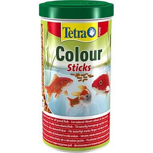 Корм основной Tetra Pond ColorSticks для прудовых рыб, гранулы, 1 л