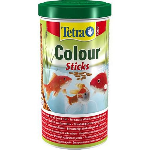 Корм основной Tetra Pond ColorSticks для прудовых рыб, гранулы, 1 л