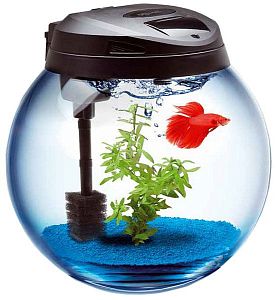 Аквариум Aquael SPHERE 45&nbsp;круглый, LT&nbsp;1x6W Sunny, 45&nbsp;л