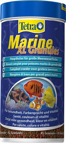 Tetra Marine XLGranules корм для крупных морских рыб, крупные гранулы 250 мл