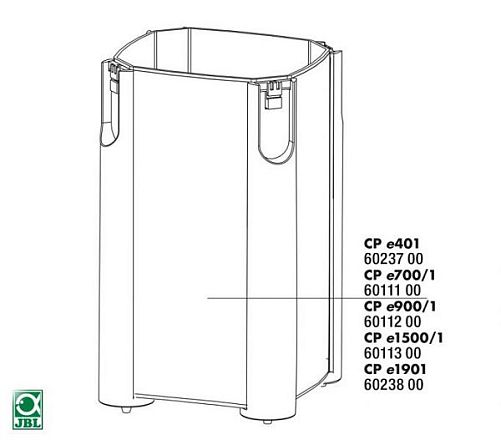 JBL Корпус фильтра CristalProfi е1901, арт. 6023800