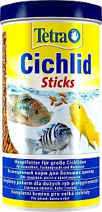 TetraCichlid Sticks основной корм для цихлид и&nbsp;других крупных рыб, палочки 1&nbsp;л