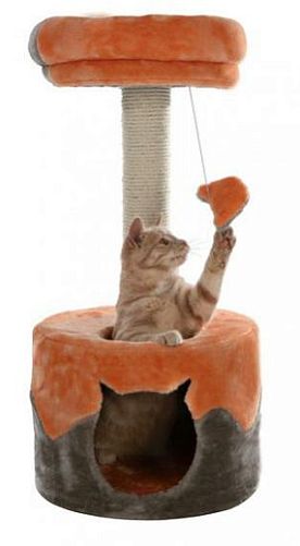 Домик TRIXIE "Nuria" для кошки, 71 см, серый, оранжевый