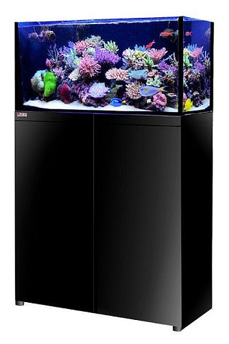 Аквариумная система OCTO Lux Classic Black 60 аквариум и тумба, черный, 122 л