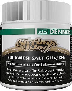 Добавка Dennerle Shrimp King SHRIMP KING SULAWESI SALT GH+/KH+ для повышении жесткости в&nbsp;аквариумах с&nbsp;креветками, 200&nbsp;г