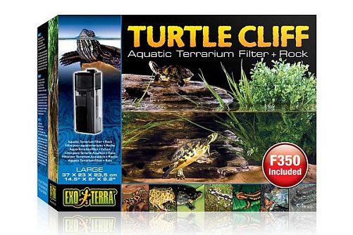 Черепашья скала Exo Terra Turtle-Cliff с фильтром для воды, 34x21x22,5 см