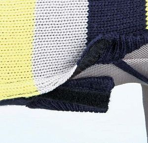 Пуловер TRIXIE «Adamello», М: 45 см, синий, серый, желтый