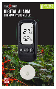 Термометр-гигрометр Repti Planet с сигнализацией в помещении