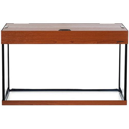 Аквариум LUX П200 прямой, с крышкой и светильником Т8 2х30 Вт, итальянский орех, 200 л