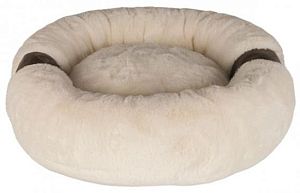 Лежак TRIXIE Dina с бортиком, D 50 см, кремовый