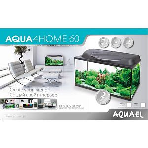 Aquael Aqua4Home 60 аквариум прямой, 54 л