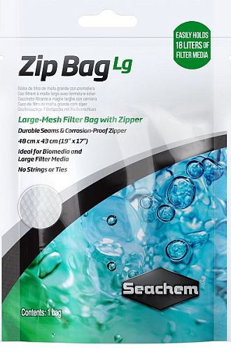 Мешок Seachem Zip Bag L для наполнителей, 48х43 см
