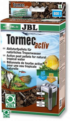 Торф JBL Tormec activ активированный для фильтров в пресных аквариумах, 1 л