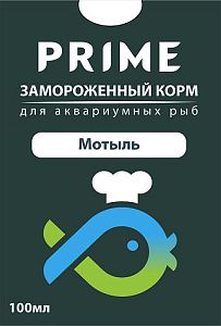 Prime Мотыль замороженный, блистер, 100 мл