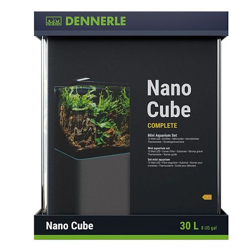 Аквариум Dennerle Nano Cube Complete с фильтром, освещением, подложкой, грунтом, 30 л