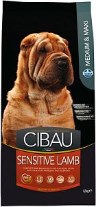 Корм FARMINA Cibau Sensitive Lamb Medium&Maxi для взрослых собак медиум и макси, ягненок
