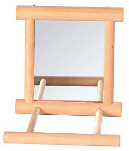 Деревянное зеркало TRIXIE с жердочкой, 9×9 см