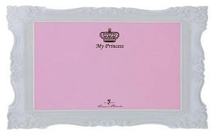 Коврик TRIXIE My Princess под миску, пластик, 44×28 см, розовый