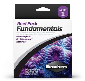 Комплекс препаратов Seachem Reef Pack: Fundamentals для рифовых аквариумов, 3×100 мл