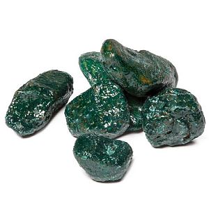 Галька Laguna речная зеленая, 2 кг, 20−30 мм