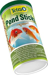 TetraPond Sticks основной корм для всех видов прудовых рыб, палочки 1 л