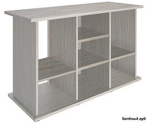 Подставка без дверок Biodesign АТОЛЛ 400&nbsp;чёрная шагрень, влагостойкая плита ЛДСП 16/22&nbsp;мм, 131х51&times;82&nbsp;см