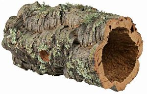 Тоннели TRIXIE для грызунов и рептилий из коры пробкого дерева, до 10×40 см, набор 10 шт.