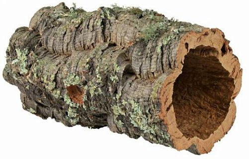 Тоннели TRIXIE для грызунов и рептилий из коры пробкого дерева, до 10х40 см, набор 10 шт.
