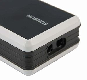 Компрессор диафрагмовый SunSun JT-202S регулируемый портативный DC5V с аккумулятором, 1,5 Вт, 2×1 л/мин