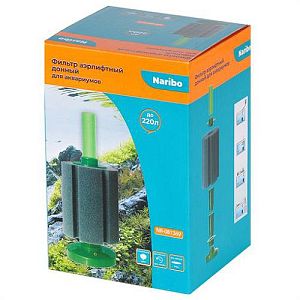Фильтр аэрлифтный Naribo донный XL, губка, 8,5×8,5×21 см