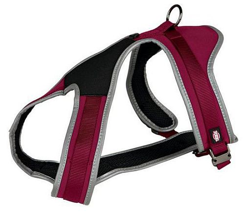 Шлейка TRIXIE, S–M: 35–60 см, 15 мм, бордовый