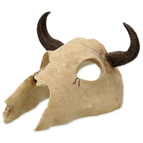 Декор череп буйвола Repti Planet для террариума, 12,5×11,8x8 см