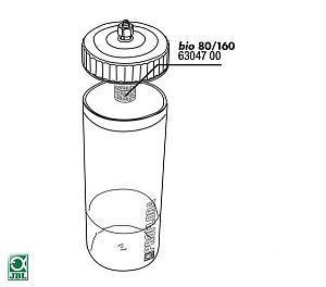 JBL Фильтрующая прокладка для реакционного сосуда JBL ProFlora bio80/160, арт. 6 304 700