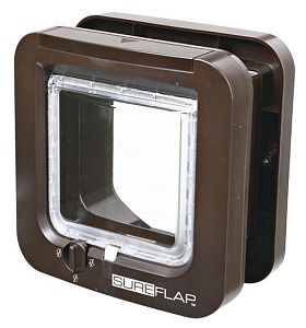 Дверца TRIXIE SureFlap для кошки, 21×21 см, коричневая