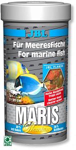 Корм премиум JBL Maris для морских рыб, хлопья 250 мл